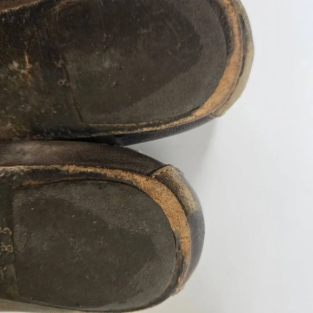 Bed Stu Cobbler leather brown flats. Size 8.5.